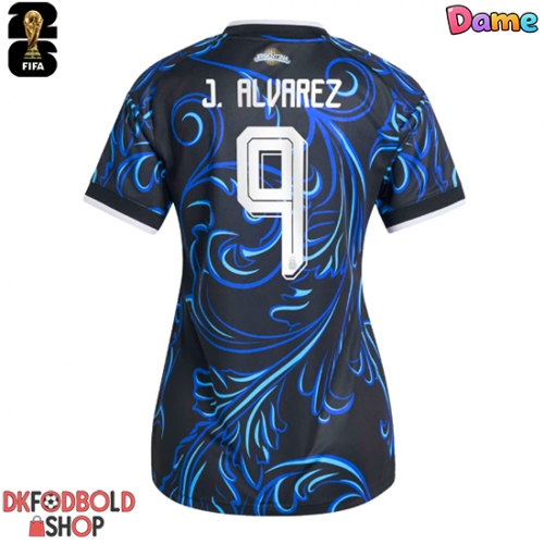 Argentina Julian Alvarez #9 Udebanetrøje Dame VM 2026 Kort ærmer